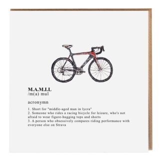 Country Gent ‘MAMIL’ Cyclist Card