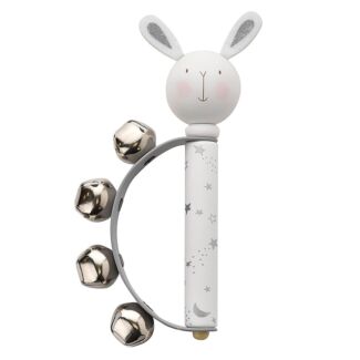 Bambino Wooden Toy Rabbit Handbell Rattle