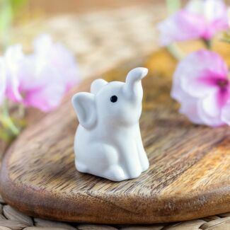 Send With Love Ceramic Elephant Charm