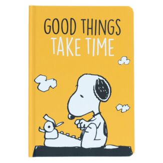 Snoopy ‘Good Things Take Time’ A5 Hardback Notebook