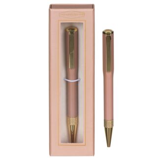 Blush Pink & Gold Boxed Ballpoint Pen