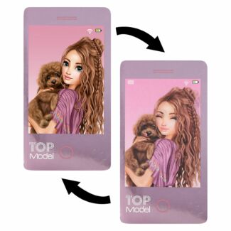 Hayden Pink Mobile Phone Holographic Notebook