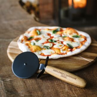 Pizza Cutter & Serving Board