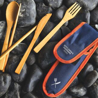 Travel Bamboo Cutlery Set