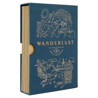 Wanderlust Set Of 5 Travel Notebooks