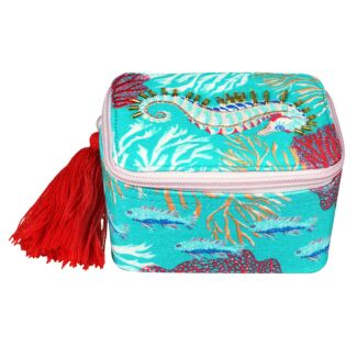 Coral Seahorse Jewellery Box