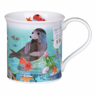 Seashore Seal Bute Shape Mug