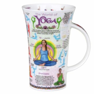 The World of Yoga Glencoe Shape Mug