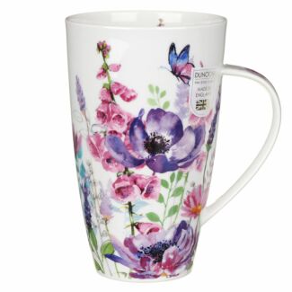 Meadow Breeze Purple Henley Shape Mug