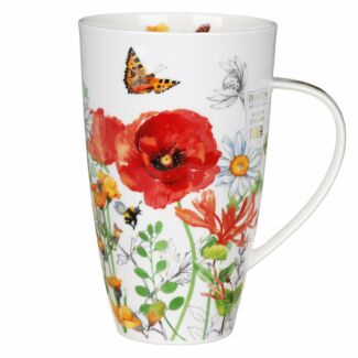 Meadow Breeze Red Henley Shape Mug