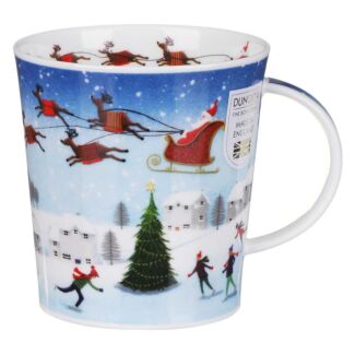 Christmas Skaters Lomond Shape Mug