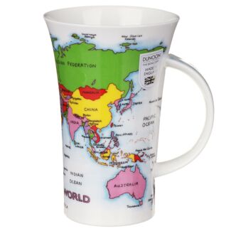 Map Of The World Glencoe Shape Mug