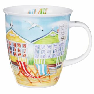 Water’s Edge Beach Hut Nevis Shape Mug