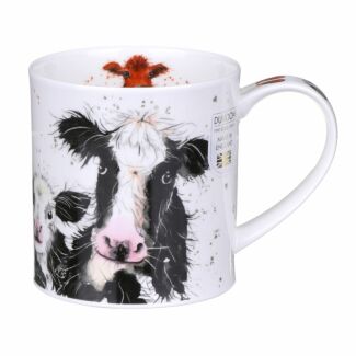 Shaggy Tails Cow Orkney Shape Mug