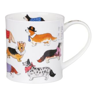 Dashing Dogs Corgi Orkney Shape Mug