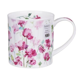 Floral Breeze Sweet Peas Orkney Shape Mug