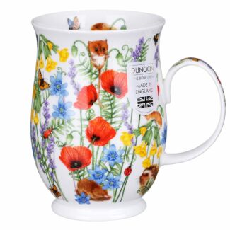 Hidden Garden Poppy Suffolk Shape Mug