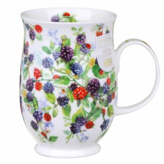 Wild Blackberries Suffolk Shape Mug