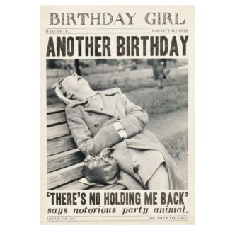 Fleet Street ‘No Holding Me Back’ Birthday Card