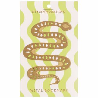 Mister Slithers Snake Brass Bookmark