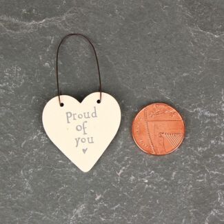 'Proud Of You' 3cm Little Heart On Wire
