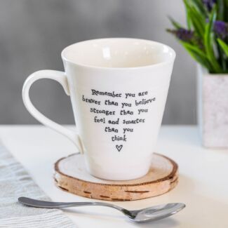 You Are Braver Porcelain Mug