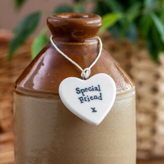 ‘Special Friend’ Porcelain Heart