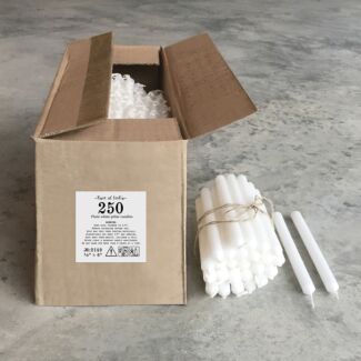 Box of 250 6” Pillar Candles