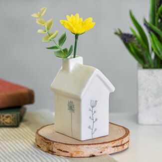 Small House Flower Vase