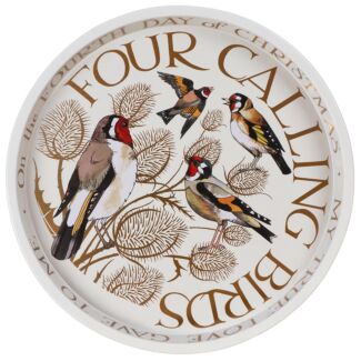 Christmas Four Calling Birds Deepwell Tray