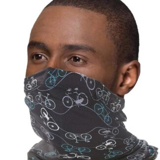 Snood with Filter Pocket – Black Bicycles