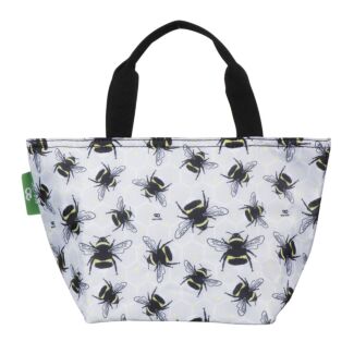 Grey Bee Recycled Insulated Lunch Bag