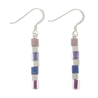 Purples Diversity Cubes Earrings