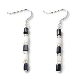 Monochrome Seashell Earrings