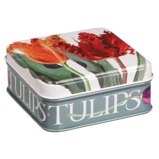 Flowers Tulips Small Square Pocket Tin