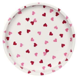 Pink Hearts Deepwell Tray