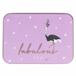 Little Gestures '‘Fabulous you' Small Rectangular Tin