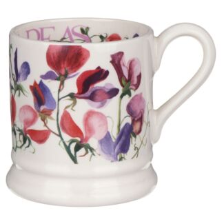 Flowers Sweet Pea Multi Half Pint Mug