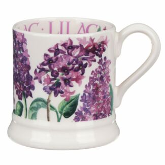 Flowers Lilac Half Pint Mug