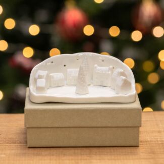 Porcelain Christmas village