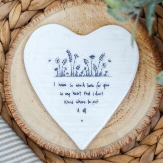 ‘So Much love For You’ Heart Coaster