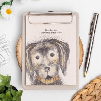 ‘Together Is Wonderful’ Dog Clip Pad