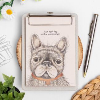 ‘Start Each Day’ Dog Clip Pad