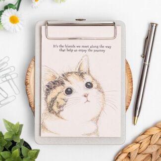 ‘Friends We Meet’ Cat Clip Pad