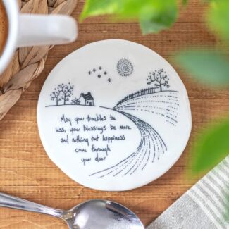 ‘May Your Troubles Be Less’ Countryside Coaster