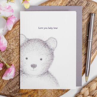 ‘Love You Baby Bear’ Greetings Card