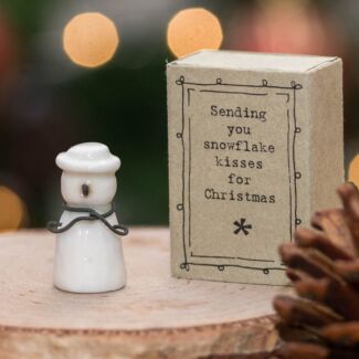 Matchbox Snowman