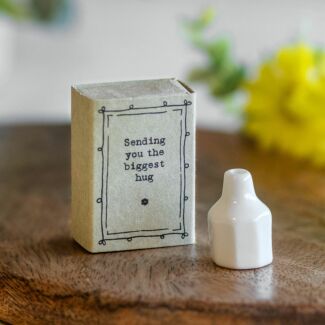 'Sending You The Biggest Hug' Matchbox Vase