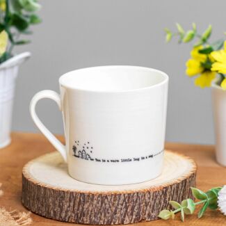 'Tea Is A Warm Little Hug' Wobbly Mug