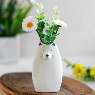 Large Animal Cat Vase